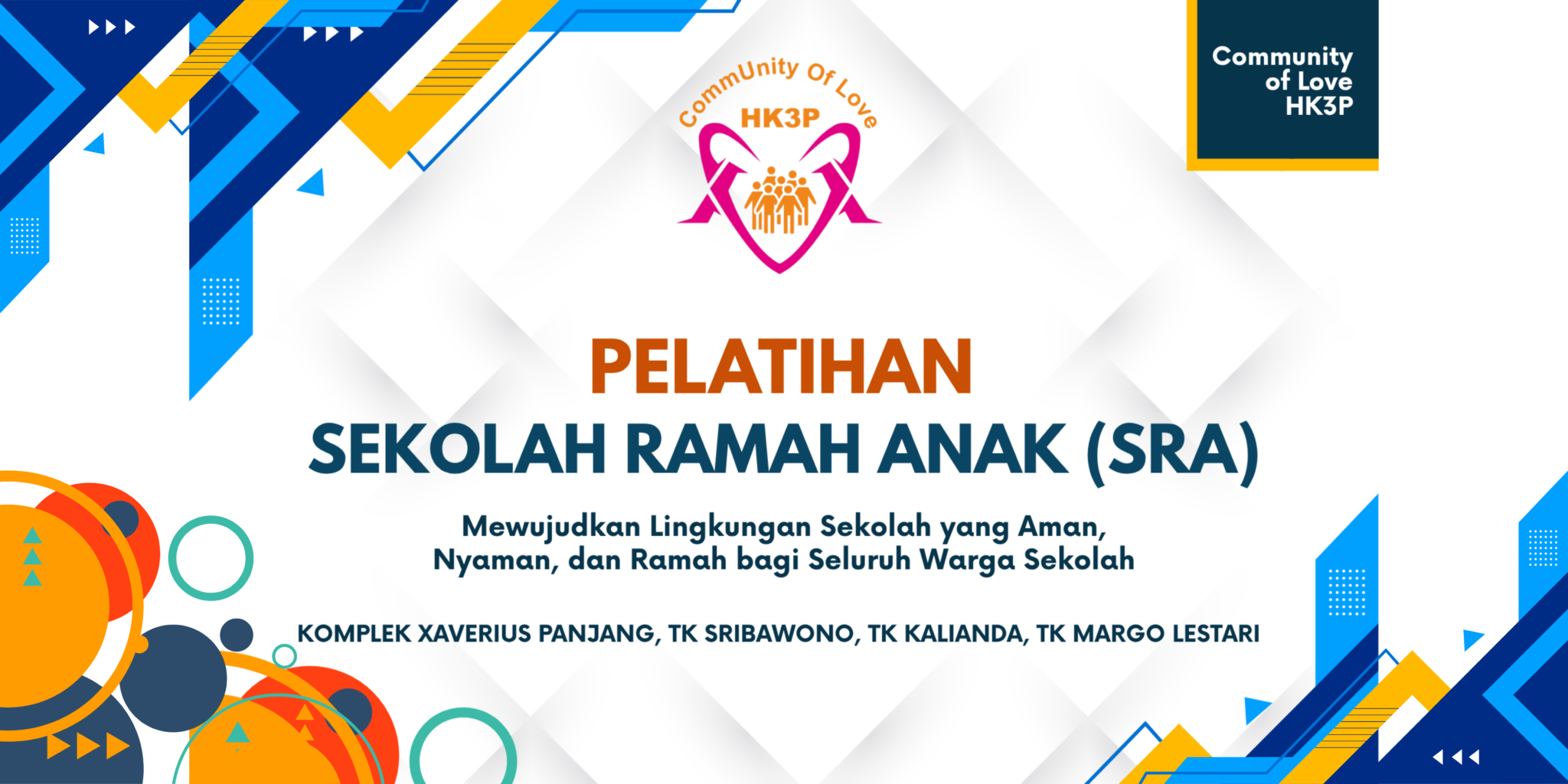 XAVEPAN : KUNJUNGAN KE SEKOLAH RAMAH ANAK (SRA) KOMPLEK XAVERIUS WAY HALIM BERLANGSUNG ANTUSIAS !