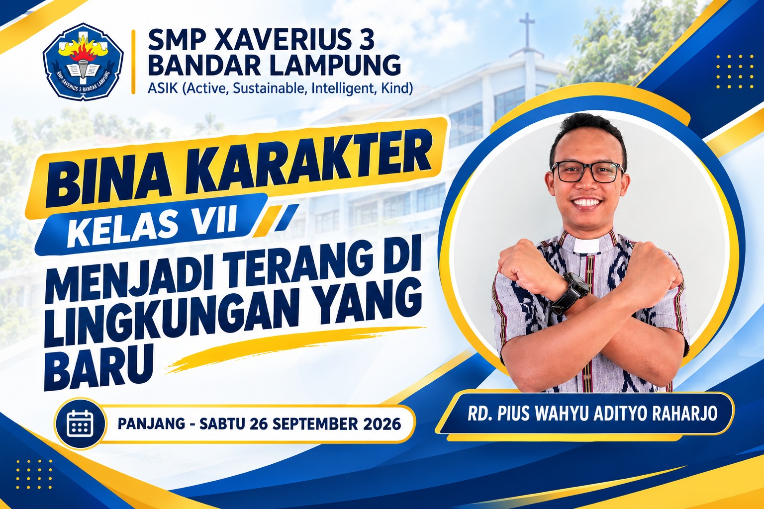 Siswa Kelas 7 Ikuti Kegiatan Bina Karakter “Menjadi Terang di Tempat yang Baru”